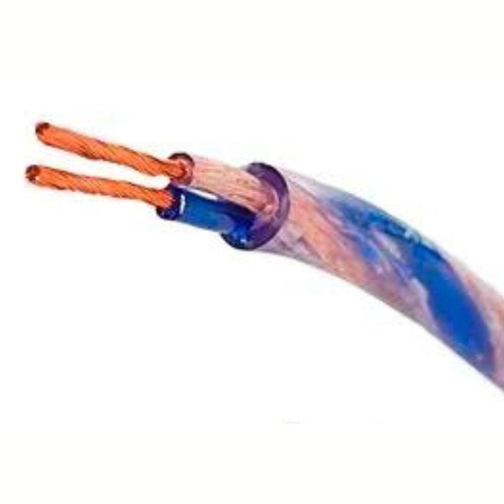 Cabo Twisted Speaker 2x1,50 - Azul 1 Metro