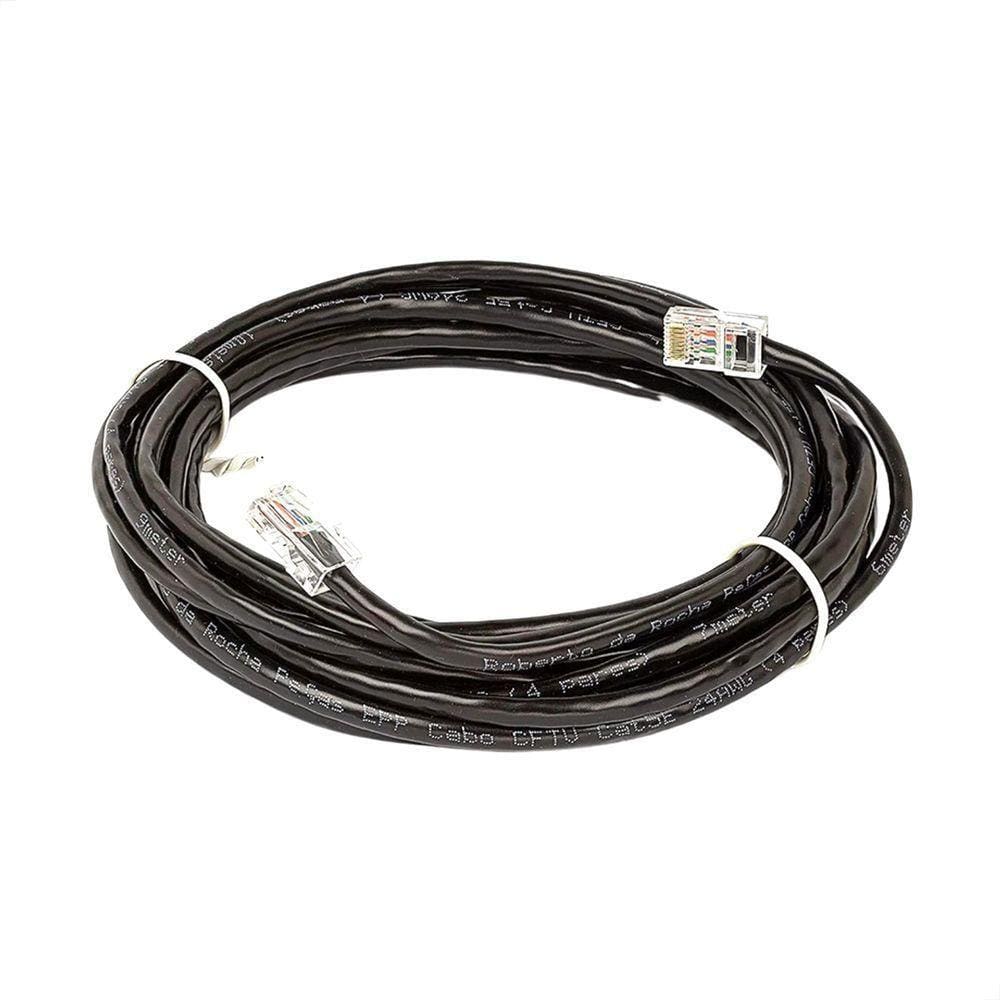 Cabo De Rede Cat5e Montado Preto - 55 Metros
