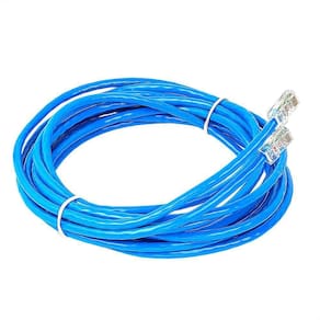 Cabo De Rede Cat5e Montado Azul - 45 Metros