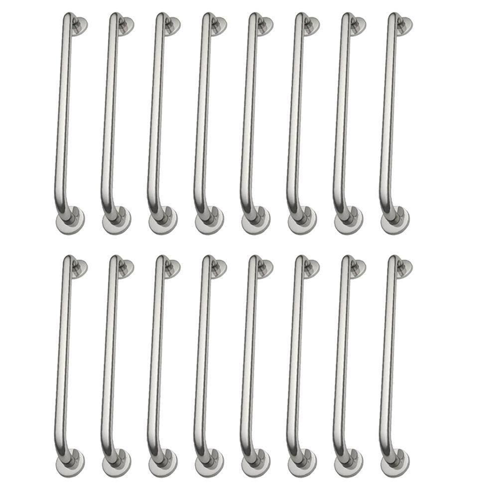 Alça De Apoio 70cm Barra Inox Kit 18 Unidades Cadeirante Idoso Acessibilidade Segurança Suporte