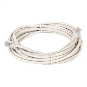Cabo De Rede Cat5e Montado Branco - 30 Metros