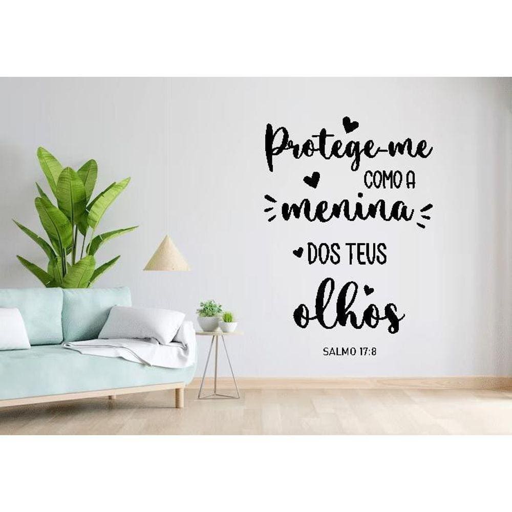 Adesivo De Parede Salmo 17:8