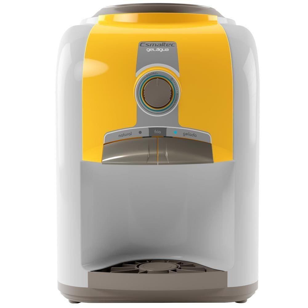 Gelágua De Mesa Esmaltec Egm30 Linha Estilo Amarelo 220v