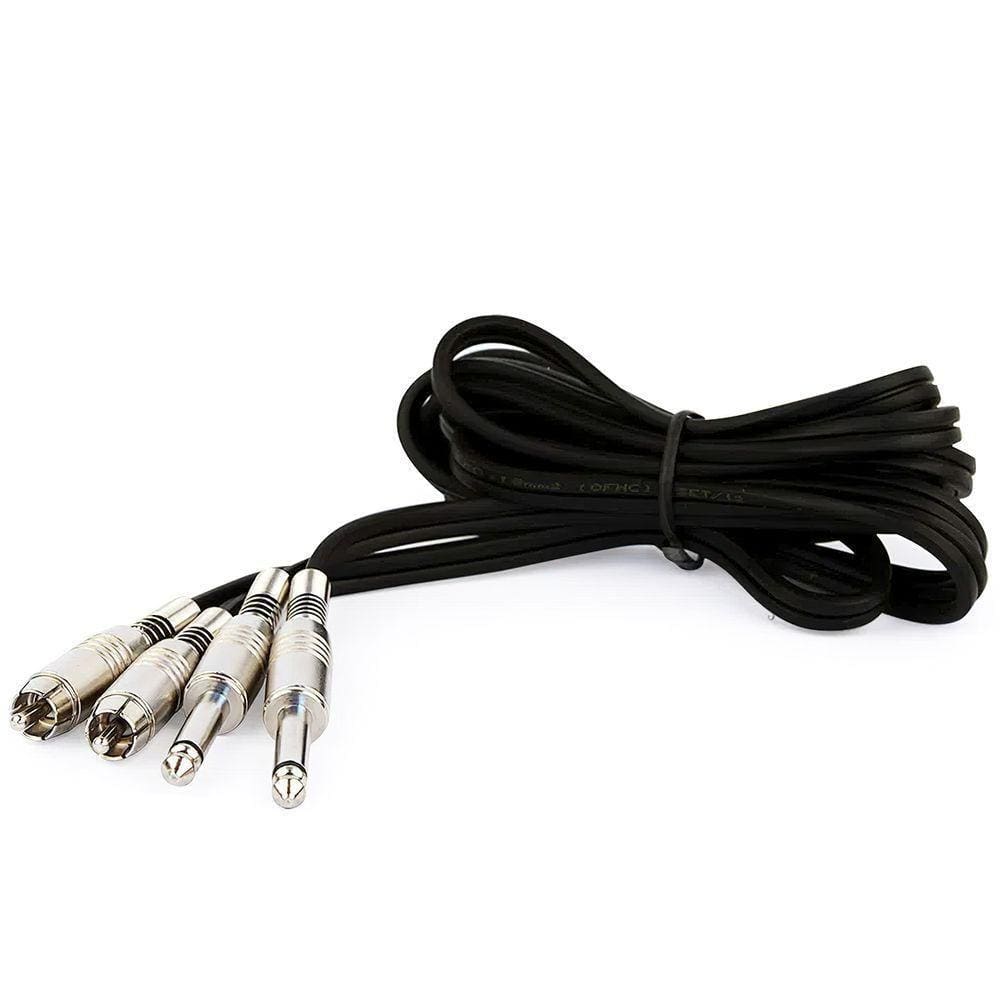 Cabo 2 P10 Mono Para 2 Rca Santo Angelo - 65 Metros