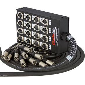 Medusa 16 Vias Montada Com Conectores Amphenol 15 Metros