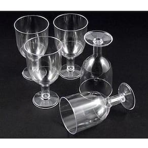 Mini Taça 50ml Acrílico Doces Bebidas Cristal C- 70 Peças Cor Branco