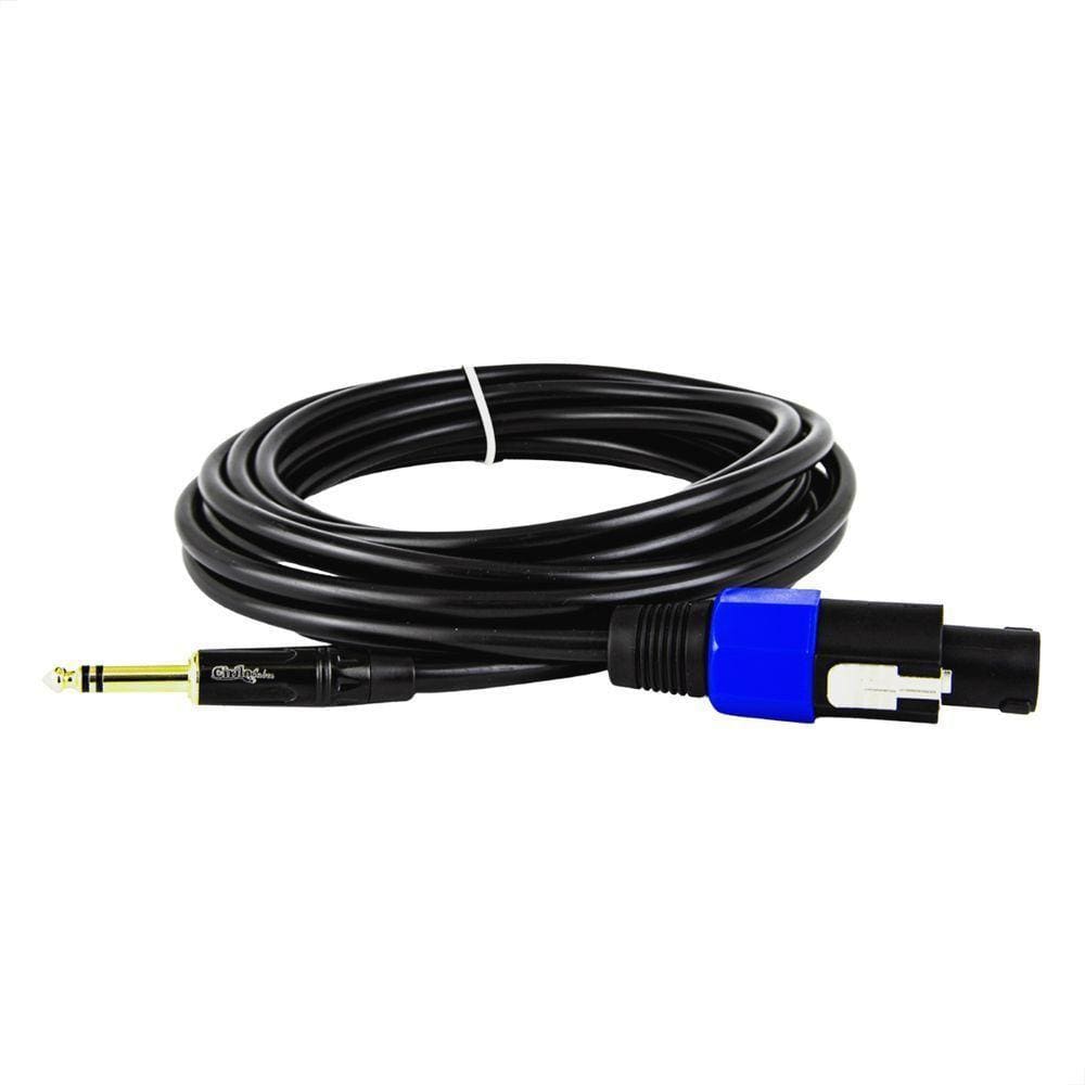 Cabo P10 Estereo Para Speakon - 50 Cm