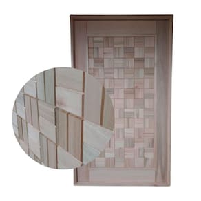 Porta Pivotante Veneza Madeira Eucalipto 2,13x0,97