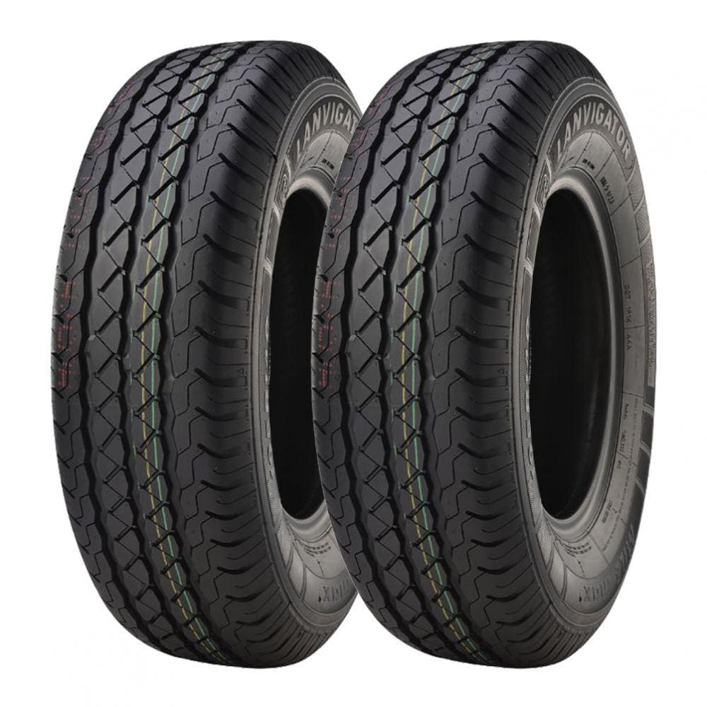 Kit 2 Pneus Lanvigator Aro 14C 175/70R14C Milemax 8 Lonas 95/93S