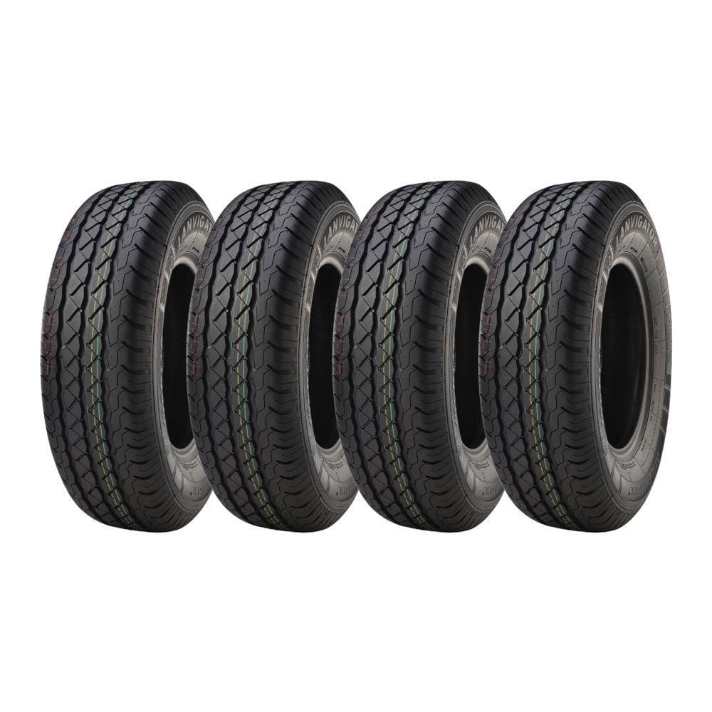 Kit 4 Pneus Lanvigator Aro 14C 175/70R14C Milemax 8 Lonas 95/93S