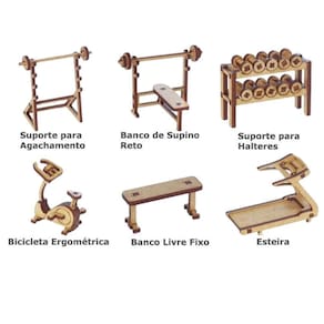 Kit Miniatura Academia Em Mdf - K2012