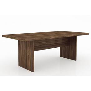 Mesa de Escritório Diretor Reunião ME4119 Nogal - Tecno Mobili