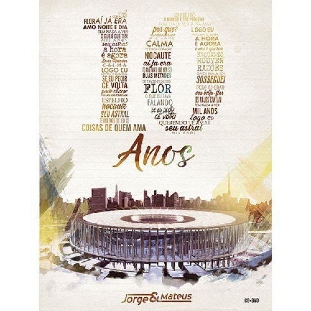 Dvd Jorge E Mateus 10 Anos + Cd