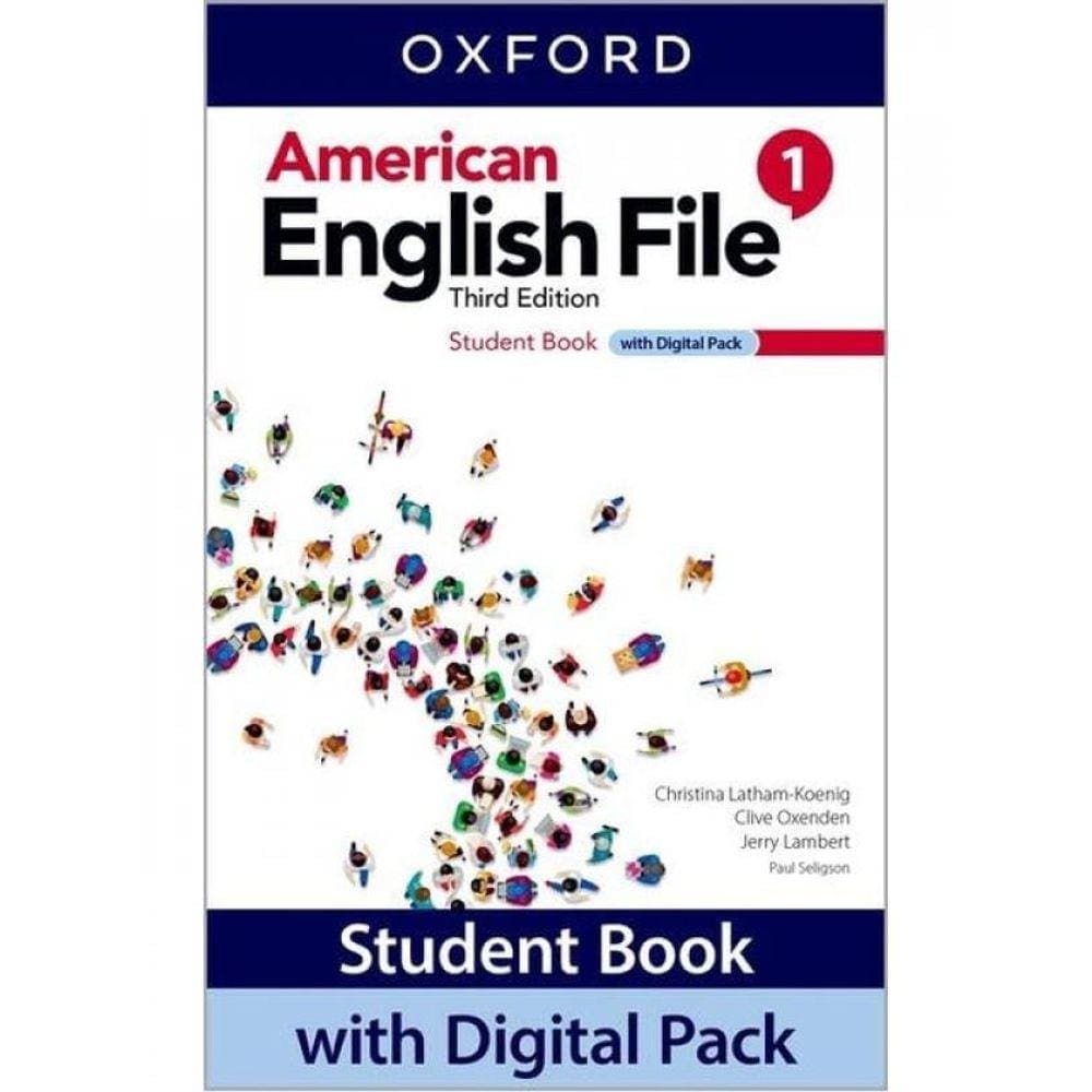 American English File 1 - Student Book With Digital Pack - Third Edition