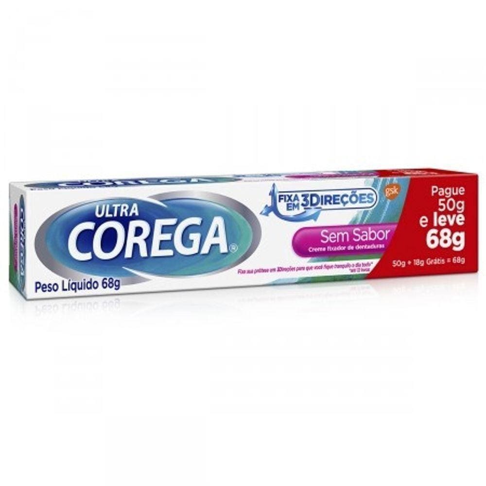 Corega Ultra Pague 50g E Leve 68g