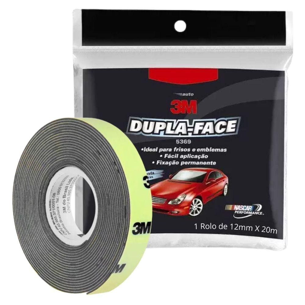 Fita Dupla Face Automotiva 12mm X 20m 5369 3m