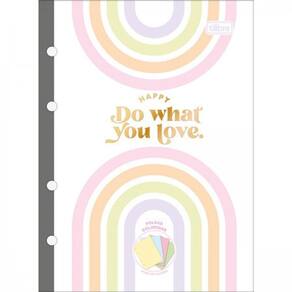Refil Tiliflex para Caderno Argolado Colegial Happy 80 Folhas Tilibra 9397