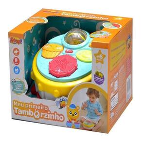 Brinquedo Meu Primeiro Tamborzinho Com Sons Zoop Toys Zp657