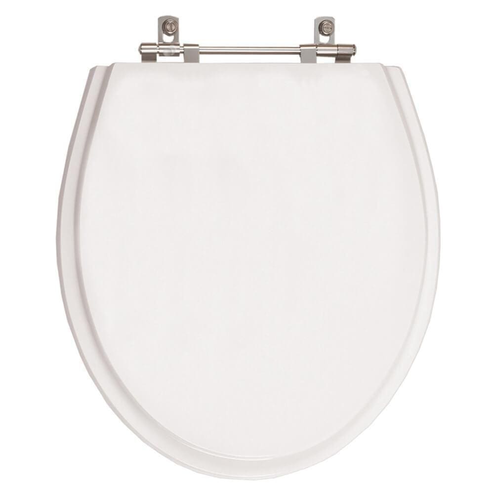 Assento Sanitário Em Mdf Ritz Branco Para Bacia Deca