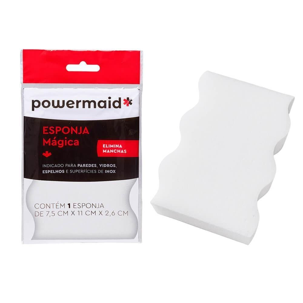 Esponja Mágica Melamina Tira Manchas Limpeza - Powermaid