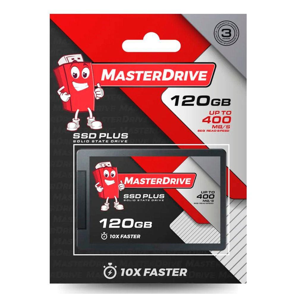 SSD 120GB MasterDrive 400mb/s 10x Faster