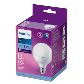 Lâmpada Led Philips Globe G93 13W luz branca bivolt base E27