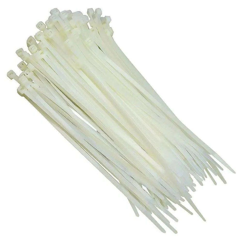 Abraçadeira De Nylon Branco Enforca 50 Uni Organizacao