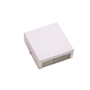 Kit 3 Arandelas Branco 2 Focos Externa Parede Muro Ar1110