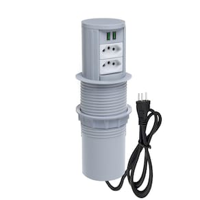 Torre Multiplug Automático 2 Tom 10a + 2 usb 4.9A + Indução