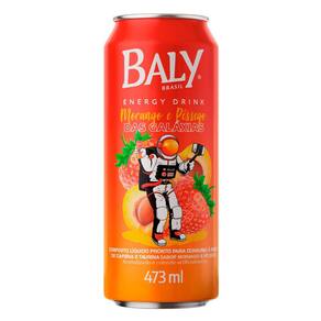 Energético Baly Morango e Pêssego das Galáxias 473ml