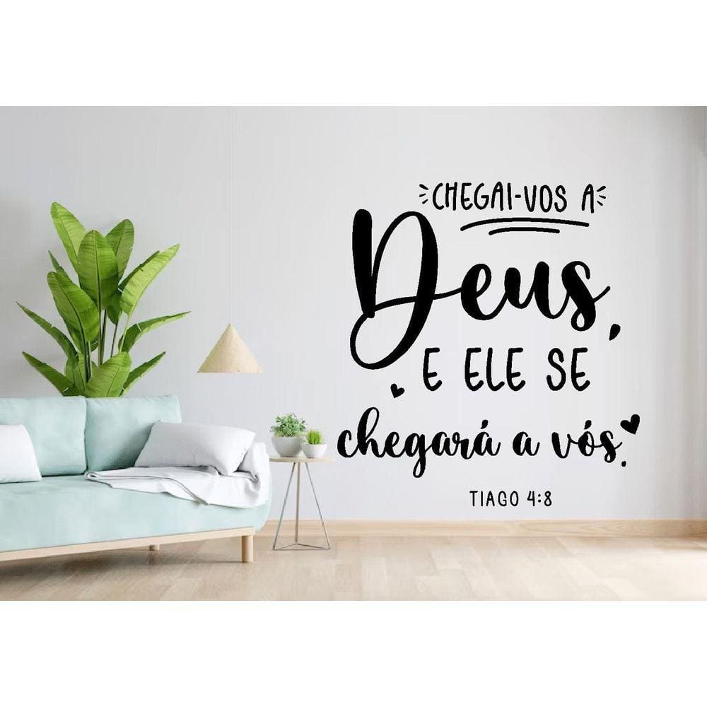 Adesivo De Parede Tiago 4:8