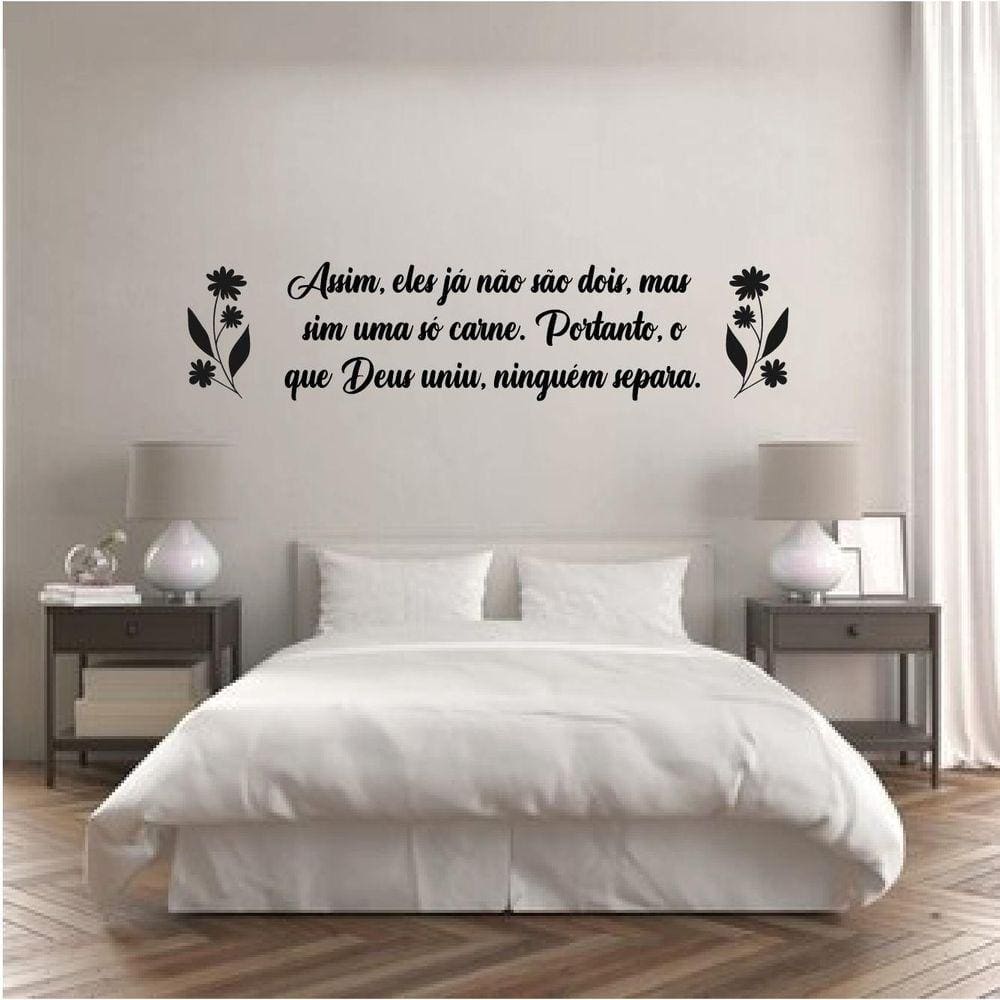 Adesivo De Parede O Que Deus Uniu