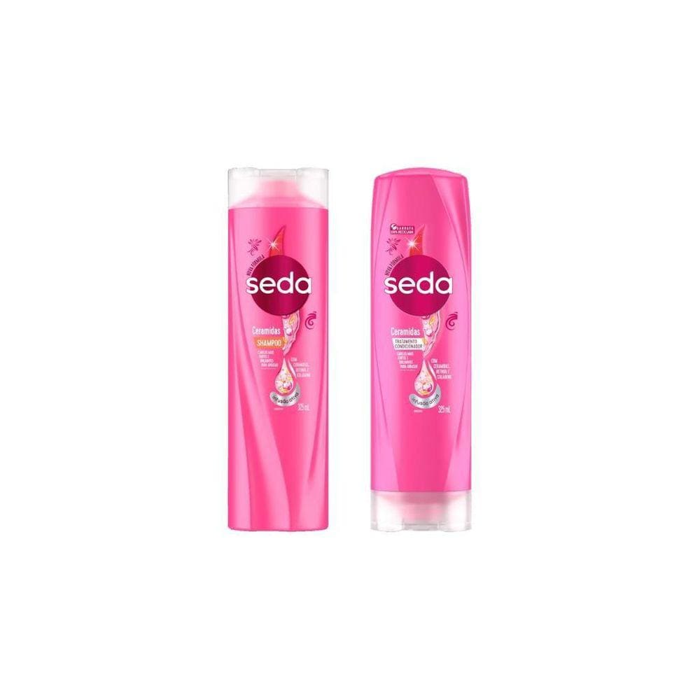 Kit Shampoo+Condicionador Seda 325Ml Ceramidas