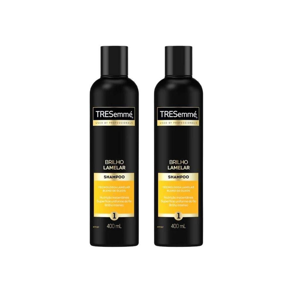 Shampoo Tresemme Brilho Lamelar 400Ml - Kit Com 2Un