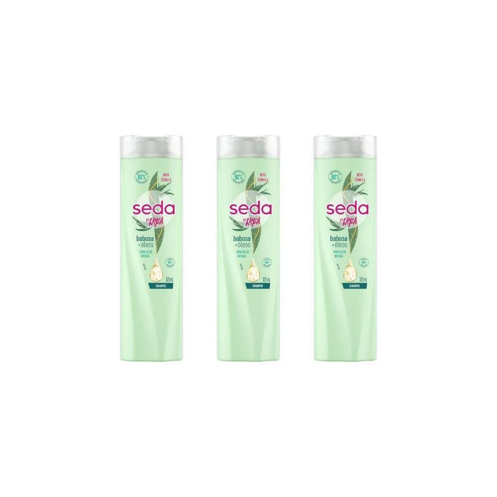 Shampoo Seda 325Ml Babosa Oleos-Kit C/3Un