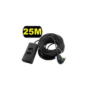 Extensão Elétrica 25 Metros 10/20a Cabo Pp2x1,0mm Reforçada