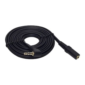 Cabo P2 Extensor - P2 Estereo + J2 Estereo 1.8m - Niquel