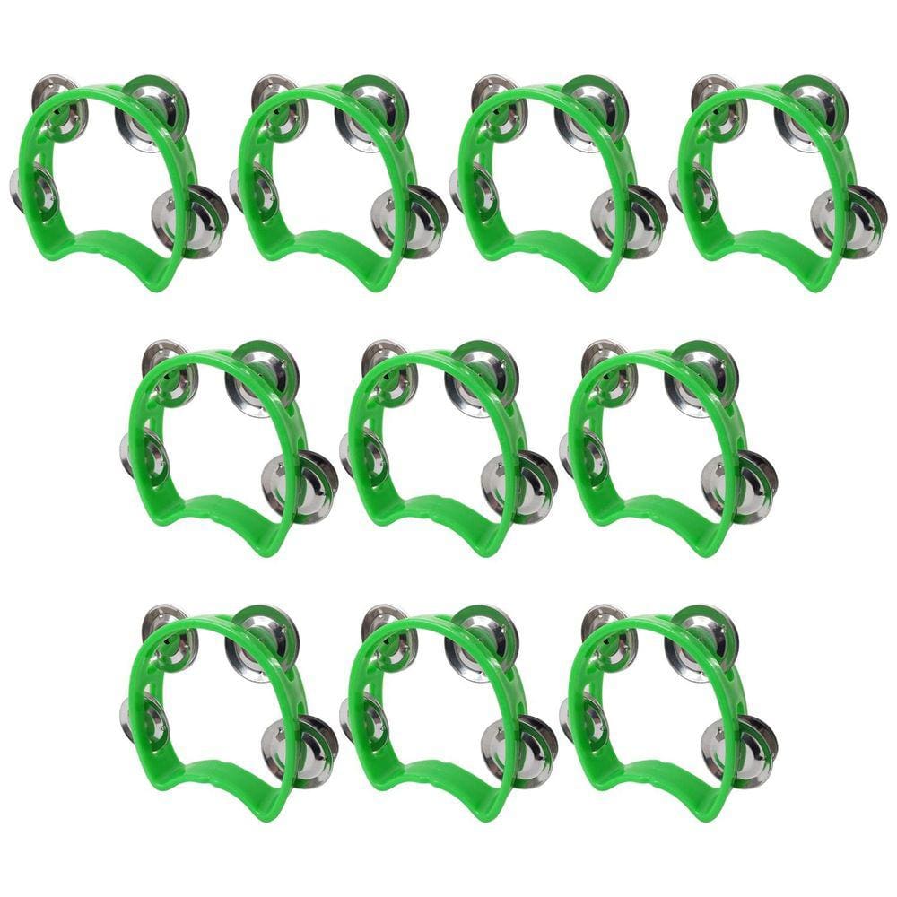 Kit 10 Pandeiros Meia Lua Infantil Verde New York