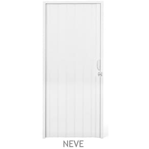 Porta Sanfonada PVC Plastilit 0,70x2,10m Branco Neve