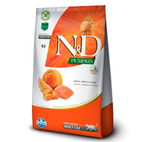 Ração N&D Pumpkin Gatos Adultos Salmão, Abóbora e Laranja 400g