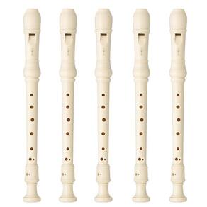Kit 5 Flautas Doce Soprano Germânica Em C YRS-23 Yamaha