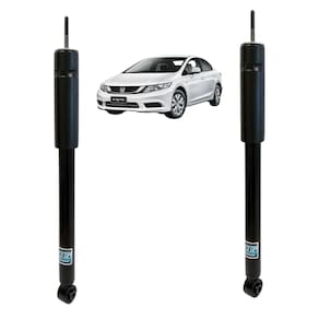 Par Amortecedor Pressurizado Nakata Traseiro Honda Civic G9 2.0 2012 A 2016