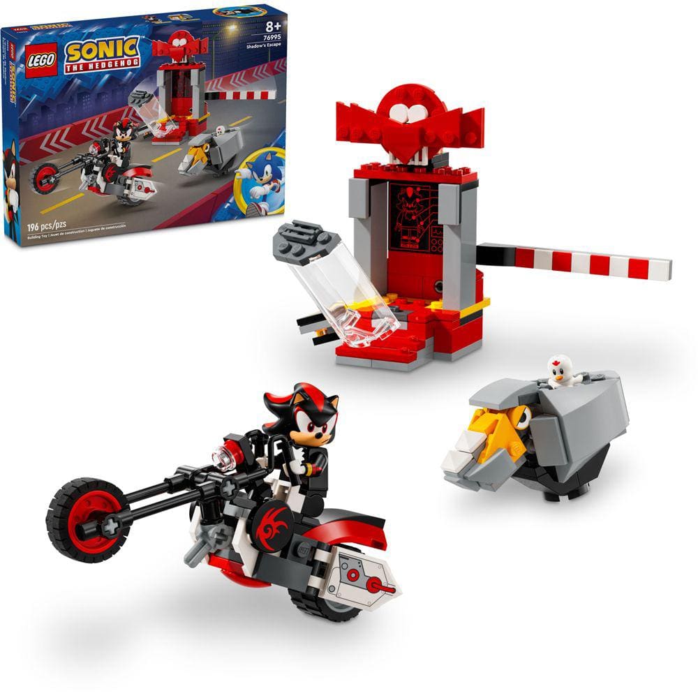 Lego Sonic Fuga do Shadow The Hedgehog 76995 196pcs