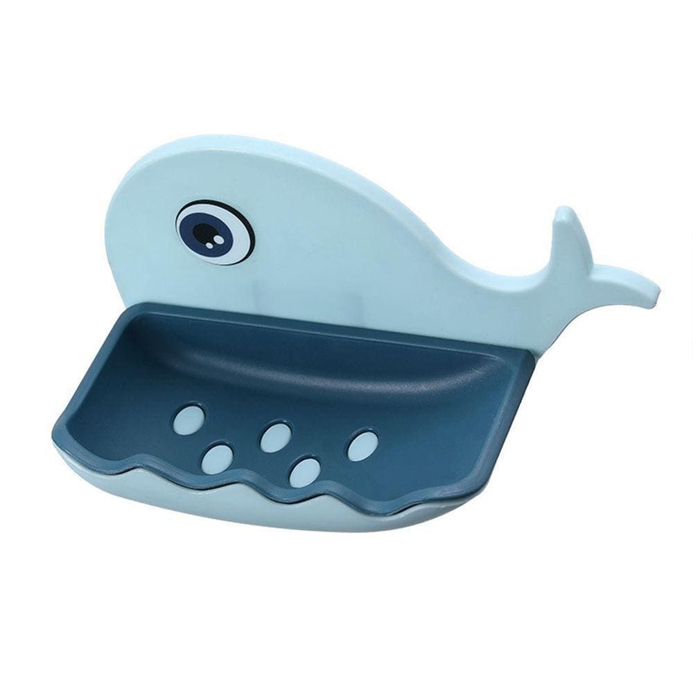 Saboneteira Baleia Cartoon Whale Azul
