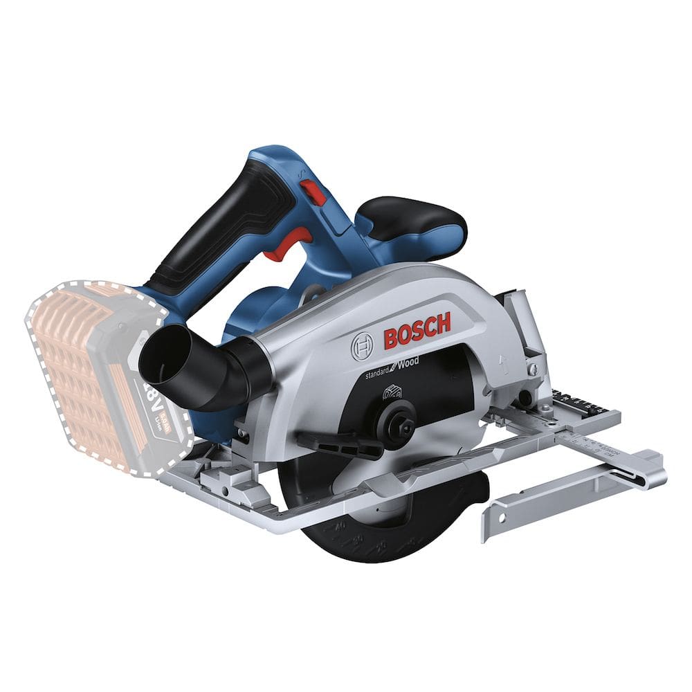 Serra Circular à Bateria BOSCH GKS 185-LI 18V Sem Bateria Com Disco