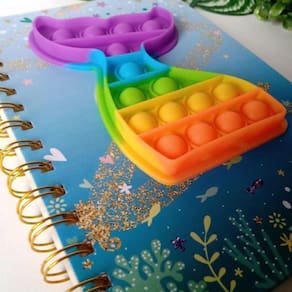 Caderno De Anotações Pop It Sereia - Toy Mix