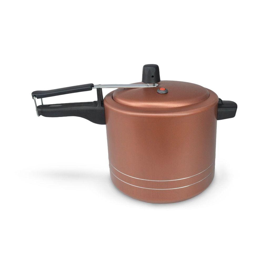 Panela De Pressão Antiaderente 4,5 Litros Alumínio - Cobre