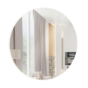 Painel Espelhado Redondo Decorativo Basic ES11 Off White - Dalla Costa