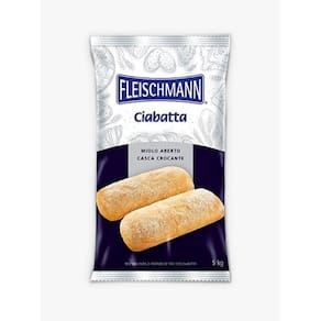 Pão Ciabatta 5kg - Fleischmann
