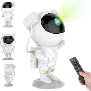 Astronauta Projetor Luz Luminária Estrela Noturna Galáxia